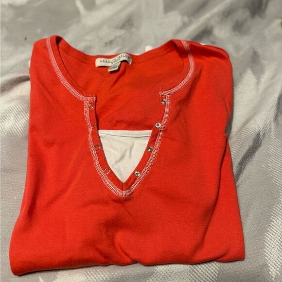 Comfy Casual Orange Tee Lightweight, 1X Perfect for every wardrobe. Like New. - Picture 2 of 15